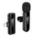 Мікрофон-петличка Hoco L20 Fair wireless microphone iP Чорний