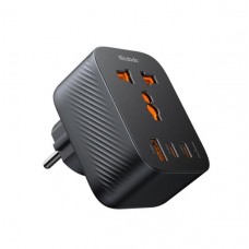 Перехідник мережевий McDodo 20W 2C+1A Universal Travel Adapter (EU) Чорний Перехідник мережевий McDodo 20W 2C+1A Universal Travel Adapter (EU) Чорний