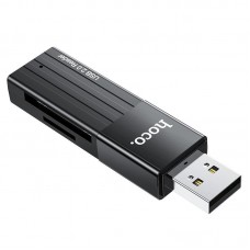 Кардрідер Hoco HB20 Mindful 2-in-1card reader ( USB 2.0 ) Чорний