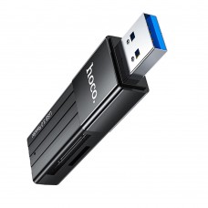 Кардрідер Hoco HB20 Mindful 2-in-1card reader ( USB3.0 ) Чорний