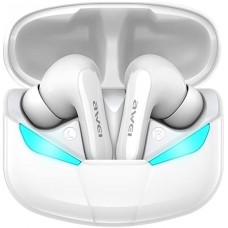 Наушники беспроводные AWEI T35 Gaming TWS earphone BT5.0 до 5 часов белые