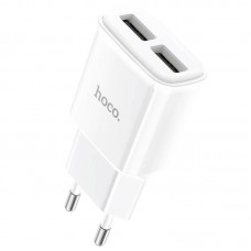 Адаптер сетевой HOCO Star round dual port charger C88A |2USB, 2.4A| Адаптер сетевой HOCO Star round dual port charger C88A |2USB, 2.4A|