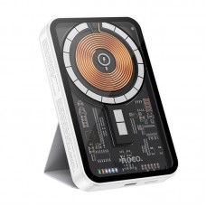 УМБ HOCO Transparent discovery edition magnetic fast charge power bank Q10 5000mAh |Type-C, 3A/20W, QC/PD|