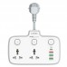 Удлинитель сетевой Ldnio SC2413 |3USB/1Type-C, 3Sockets. QC/PD, 20W/10A, EU Plug|