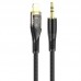 Кабель HOCO 3.5mm to lightning Transparent Discovery Edition Digital audio conversion cable UPA25 |1M|