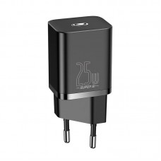 Адаптер сетевой Baseus Super Si Quick Charger 1C |1Type-C, QC/PD, 25W|