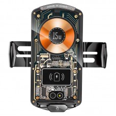 Держатель Auto open-close Transparent Wireless Charger XYJ A6 |15W, RGB| Держатель Auto open-close Transparent Wireless Charger XYJ A6 |15W, RGB|