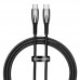 Кабель Baseus Type-C to Type-C Glimmer Series Fast Charging Data Cable |1m, 100W/5A|