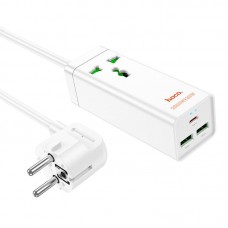Удлинитель HOCO Talent desktop charger AC9A |2USB/Type-C, PD/QC, 30W/10A|