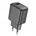 Адаптер сетевой HOCO Rich single port charger CS21A |1USB, 18W/3A, QC|