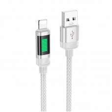 Кабель HOCO Lightning Lantern charging data cable U126 |1.2m, 2.4A|
