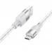 Кабель HOCO X99 Crystal junction Micro USB silicone charging data cable |1m, 2.4A|