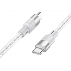 Кабель HOCO X99 Crystal junction Type-C to Type-C silicone charging data cable |1m, 60W/3A|