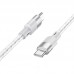 Кабель HOCO X99 Crystal junction Type-C to Type-C silicone charging data cable |1m, 60W/3A|