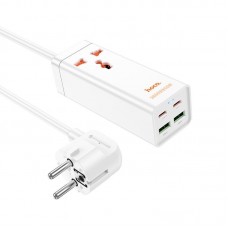 Удлинитель HOCO Barry desktop charger AC10A |2USB/2Type-C, PD/QC, 65W/10A|