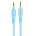 Кабель HOCO Transparent Discovery Edition AUX audio cable UPA25 |1M|