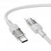 Кабель HOCO Type-C to Lightning Spirit PD transparent charging data cable U129 |27W, 1.2M|