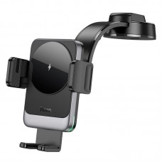 Держатель HOCO Speed wireless fast charging car holder HW14 (center console) |15W, 4.5-7"|