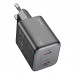 Адаптер сетевой Hoco Elogiado dual-port charger N42 |2Type-C, 45W/3A, PD/QC|
