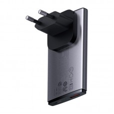 Адаптер сетевой Baseus GaN5 Pro Ultra-Slim Fast Charger C+U 65W (Overseas Edition) (CCGP150113)