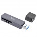 Переходник HOCO Spirit 2-in-1 USB 2.0 card reader HB45 |480Mbps, 2TB Max|