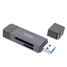 Переходник HOCO Spirit 2-in-1 USB/Type-C 3.0 card reader HB45 |5Gbps, 2TB Max|