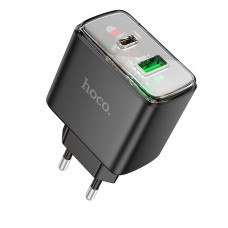 Адаптер сетевой HOCO Smart charger CS42A |1Type-C/1USB, 30W/3A, PD/QC| Адаптер сетевой HOCO Smart charger CS42A |1Type-C/1USB, 30W/3A, PD/QC|