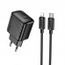 Адаптер сетевой HOCO Type-C to Lightning Cable Puerto single-port charger set CS24A |1Type-C, 25W/3A|