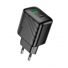 Адаптер сетевой HOCO Rico charger CS25A |1USB/1Type-C, 20W/3A| Адаптер сетевой HOCO Rico charger CS25A |1USB/1Type-C, 20W/3A|