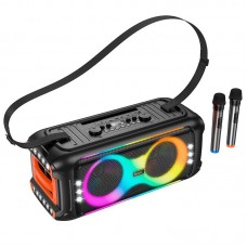 Акустика-караоке HOCO Kayman dual-mic outdoor BT speaker HA9 |BT5.4, 40W, TWS/USB/TF, 8h|
