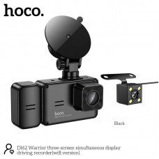 Видеорегистратор HOCO DI62 Warrior three-screen simultaneous display driving recorder(wifi version) |720p front/480p rear/480p
