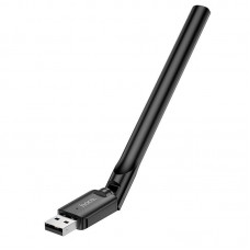 WiFi Adapter HOCO WiFi4 USB external antenna wireless network card HI32 |2.4GHz, 150Mbps, USB2.0|