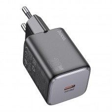 Адаптер сетевой Hoco Mighty single port charger N40 |1Type-C, 20W/3A, PD/QC| Адаптер сетевой Hoco Mighty single port charger N40 |1Type-C, 20W/3A, PD/QC|