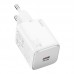 Адаптер сетевой Hoco Mighty single port charger N40 |1Type-C, 20W/3A, PD/QC|