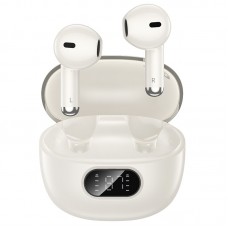 Наушники беспроводные HOCO EQ18 Field ANC + ENC noise Cancelling true wireless BT 5.4 headset белые