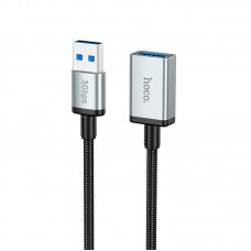 Кабель HOCO USB male to USB female USB3.0 excellent speed extension cable US10 |0.5m, 5Gbps, OTG|