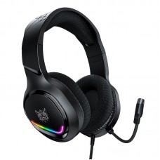 Наушники Onikuma Wired Headphone with RGB Colorful Lighting Surround Sound Over-Ear X31 |USB+3.5mm, RGB|