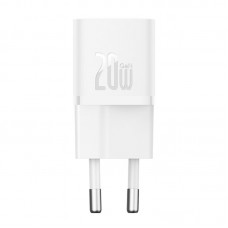 Адаптер сетевой Baseus GaN5 Fast Charger (mini) |1Type-C, 20W/3A, PD/QC|