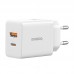 Адаптер сетевой Baseus Cube Fast Charger |1USB/1Type-C, 20W/3A, PD/QC|