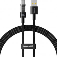 Кабель Baseus Gem Fast-Charging Data Cable USB to USB-C |100W/6A, 1m|