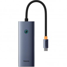 HUB адаптер Baseus UltraJoy Series 5-Port HUB Docking Station |Type-C to HDMI4K@30Hz*1+USB 3.0*4|