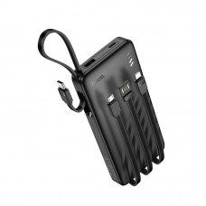 УМБ HOCO Night tide power bank with 4 cables J146 10000mAh |1USB/1Type-C, 2A|