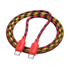 Кабель HOCO Type-C to Type-C Meridian charging data cable X116 1m, 60W/3A|