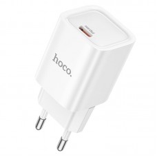 Адаптер сетевой HOCO Charm single port charger C148A |1Type-C, 30W/3A, PD/QC|