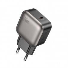 Адаптер сетевой Borofone Absolute single-port charger BAS53A |1Type-C, 20W/3A, PD/QC|