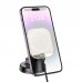 Держатель HOCO Crystal magnetic wireless fast charging car holder HW18 (center console) |15W|
