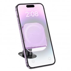 Держатель HOCO Crystal ring magnetic car holder H43 (center console)