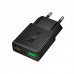 Блок питания - сетевой адаптер HOCO N73 Speed PD ultra-thin charger 2 порта 1Type-C + 1USB 20W черный