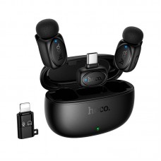 Микрофон HOCO Graceful wireless microphone (iP/Type-C) L19 |2.4GHz, 3-4h, 10-15m|