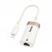 Переходник HOCO Crystal Lightning ethernet adapter UA41A |0.145m, 100Mbps|